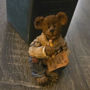 Boyds Bears Brown and Blue Figurine